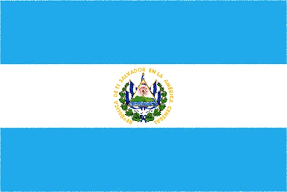 エルサルバドル　国旗